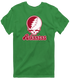 Arkansas Stealie Premium Unisex T-Shirt — Design: Arkansas University of — Irish Green