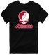 Arkansas Stealie Premium Unisex T-Shirt — Design: Arkansas University of — Black