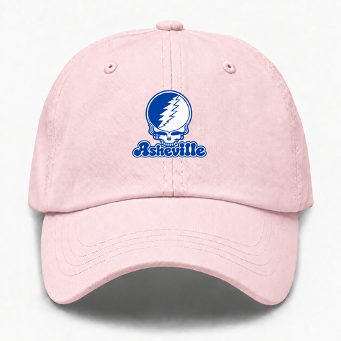 Asheville Stealie Premium Unisex Dad Hat — Design: North Carolina Asheville University of — Pink
