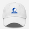 Asheville Stealie Premium Unisex Dad Hat — Design: North Carolina Asheville University of — White