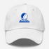 Asheville Stealie Premium Unisex Dad Hat — Design: North Carolina Asheville University of — White