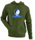 Asheville Stealie Premium Unisex Hoodie — Design: North Carolina Asheville University of — Military Green