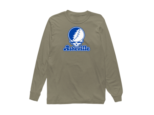 Asheville Stealie Premium Unisex Long-Sleeve — Design: North Carolina Asheville University of — Sandstone