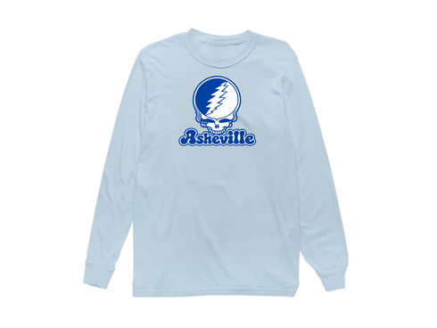 Asheville Stealie Premium Unisex Long-Sleeve — Design: North Carolina Asheville University of — Chambray