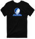 Asheville Stealie Premium Unisex T-Shirt — Design: North Carolina Asheville University of — Black