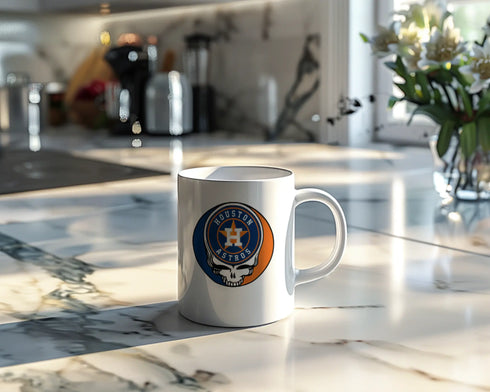 Grateful Dead - Houston Astros Stealie 15 Ounce Coffee Mug - StealieShop