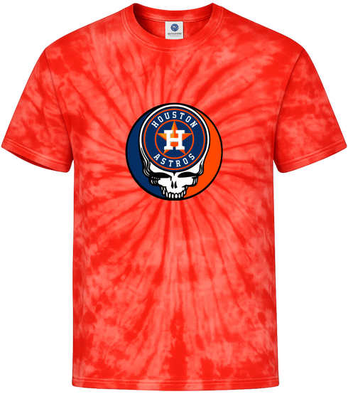 Houston Astros Stealie Tie-Dye T-Shirt