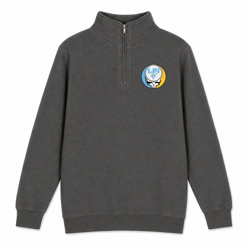 LIU Nursing - Premium Grateful Dead Quarter-Zip Pullover - Charcoal - 6
