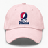 Atlanta Baseball Stealie Grateful Dead Dad Hat — Atlanta Braves — Pink