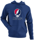 Atlanta Baseball Stealie Grateful Dead Hoodie — Atlanta Braves — Navy