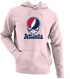 Atlanta Baseball Stealie Grateful Dead Hoodie — Atlanta Braves — Light Pink