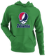 Atlanta Baseball Stealie Grateful Dead Hoodie — Atlanta Braves — Irish Green