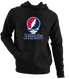 Atlanta Baseball Stealie Grateful Dead Hoodie — Atlanta Braves — Black