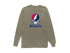Atlanta Baseball Stealie Grateful Dead Long-Sleeve — Atlanta Braves — Sandstone