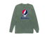 Atlanta Baseball Stealie Grateful Dead Long-Sleeve — Atlanta Braves — Light Green