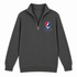 Atlanta Baseball Stealie Grateful Dead Quarter-Zip — Atlanta Braves — Charcoal