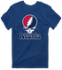 Atlanta Baseball Stealie Grateful Dead T-Shirt — Atlanta Braves — Navy