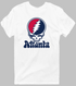 Atlanta Baseball Stealie Grateful Dead T-Shirt — Atlanta Braves — White