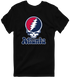 Atlanta Baseball Stealie Grateful Dead T-Shirt — Atlanta Braves — Black