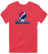 Atlanta Baseball Stealie Grateful Dead T-Shirt — Atlanta Braves — Heather Red