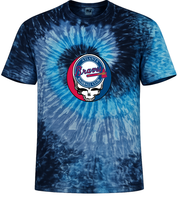 Atlanta Braves Stealie Tie-Dye T-Shirt