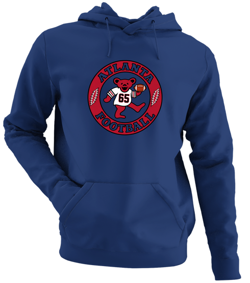Atlanta Football Dancing Bear Premium Hoodie — Atlanta Falcons — Navy