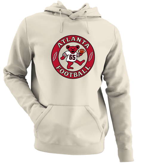 Atlanta Football Dancing Bear Premium Hoodie — Atlanta Falcons — Sand