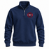 Atlanta Football Dancing Bear Premium Quarter-Zip — Atlanta Falcons — Navy