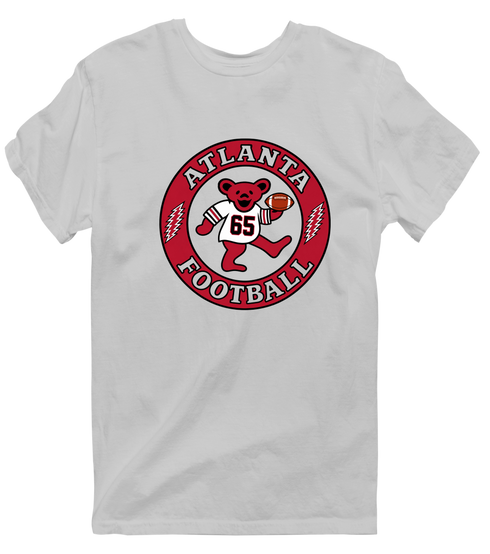 Atlanta Football Dancing Bear Premium T-Shirt — Atlanta Falcons — Sport Grey