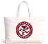 Atlanta Football Dancing Bear Premium Tote Bag — Atlanta Falcons — White