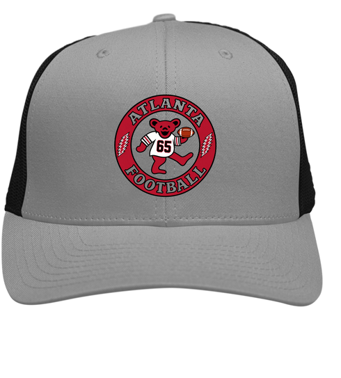 Atlanta Football Dancing Bear Premium Trucker Cap — Atlanta Falcons — Heather/Black