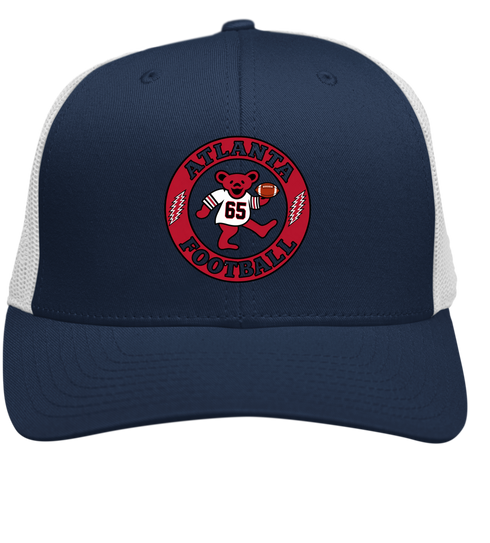 Atlanta Football Dancing Bear Premium Trucker Cap — Atlanta Falcons — Navy/White
