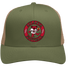 Atlanta Football Dancing Bear Premium Trucker Cap — Atlanta Falcons — Moss/Khaki