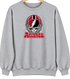 Atlanta Helmet Stealie Premium Unisex Crewneck — Atlanta Falcons — Sport Grey