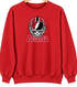 Atlanta Helmet Stealie Premium Unisex Crewneck — Atlanta Falcons — Red