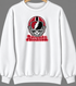 Atlanta Helmet Stealie Premium Unisex Crewneck — Atlanta Falcons — White