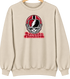 Atlanta Helmet Stealie Premium Unisex Crewneck — Atlanta Falcons — Sand