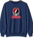 Atlanta Helmet Stealie Premium Unisex Crewneck — Atlanta Falcons — Navy