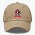 Atlanta Helmet Stealie Premium Unisex Dad Hat — Atlanta Falcons — Khaki