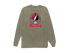 Atlanta Helmet Stealie Premium Unisex Long-Sleeve — Atlanta Falcons — Sandstone