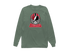 Atlanta Helmet Stealie Premium Unisex Long-Sleeve — Atlanta Falcons — Light Green