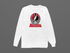 Atlanta Helmet Stealie Premium Unisex Long-Sleeve — Atlanta Falcons — White