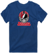 Atlanta Helmet Stealie Premium Unisex T-Shirt — Atlanta Falcons — Navy