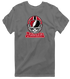 Atlanta Helmet Stealie Premium Unisex T-Shirt — Atlanta Falcons — Charcoal