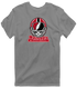 Atlanta Helmet Stealie Premium Unisex T-Shirt — Atlanta Falcons — Dark Heather