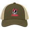 Atlanta Helmet Stealie Premium Unisex Trucker Cap — Atlanta Falcons — Moss/Khaki
