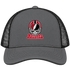 Atlanta Helmet Stealie Premium Unisex Trucker Cap — Atlanta Falcons — Charcoal/Black