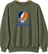 Auburn Stealie Premium Unisex Crewneck — Design: Auburn University — Military Green