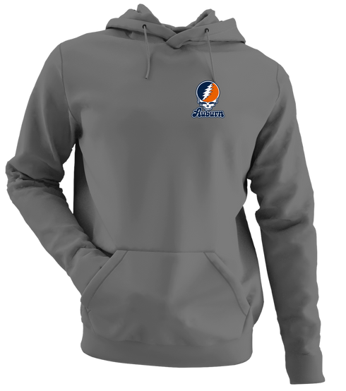 Auburn Stealie Premium Unisex Hoodie — Design: Auburn University — Charcoal
