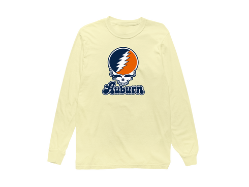 Auburn Stealie Premium Unisex Long-Sleeve — Design: Auburn University — Butter